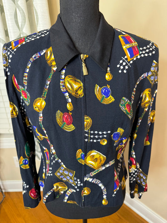 Vintage Karin Stevens Cropped Blazer
