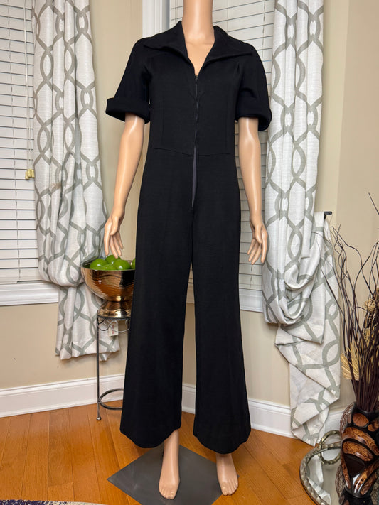 Vintage Zip Front Romper