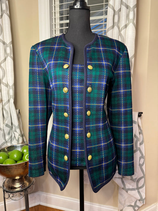 Vtg Leslie Fay Blazer