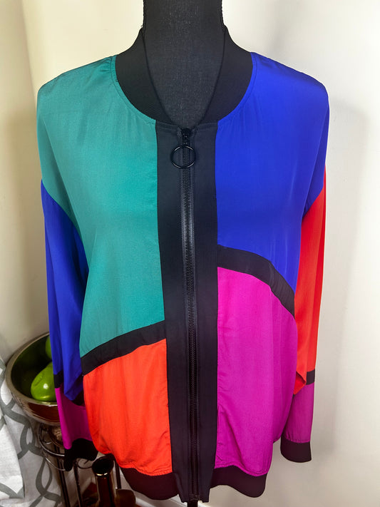Pia Rucci Colorblock Bomber