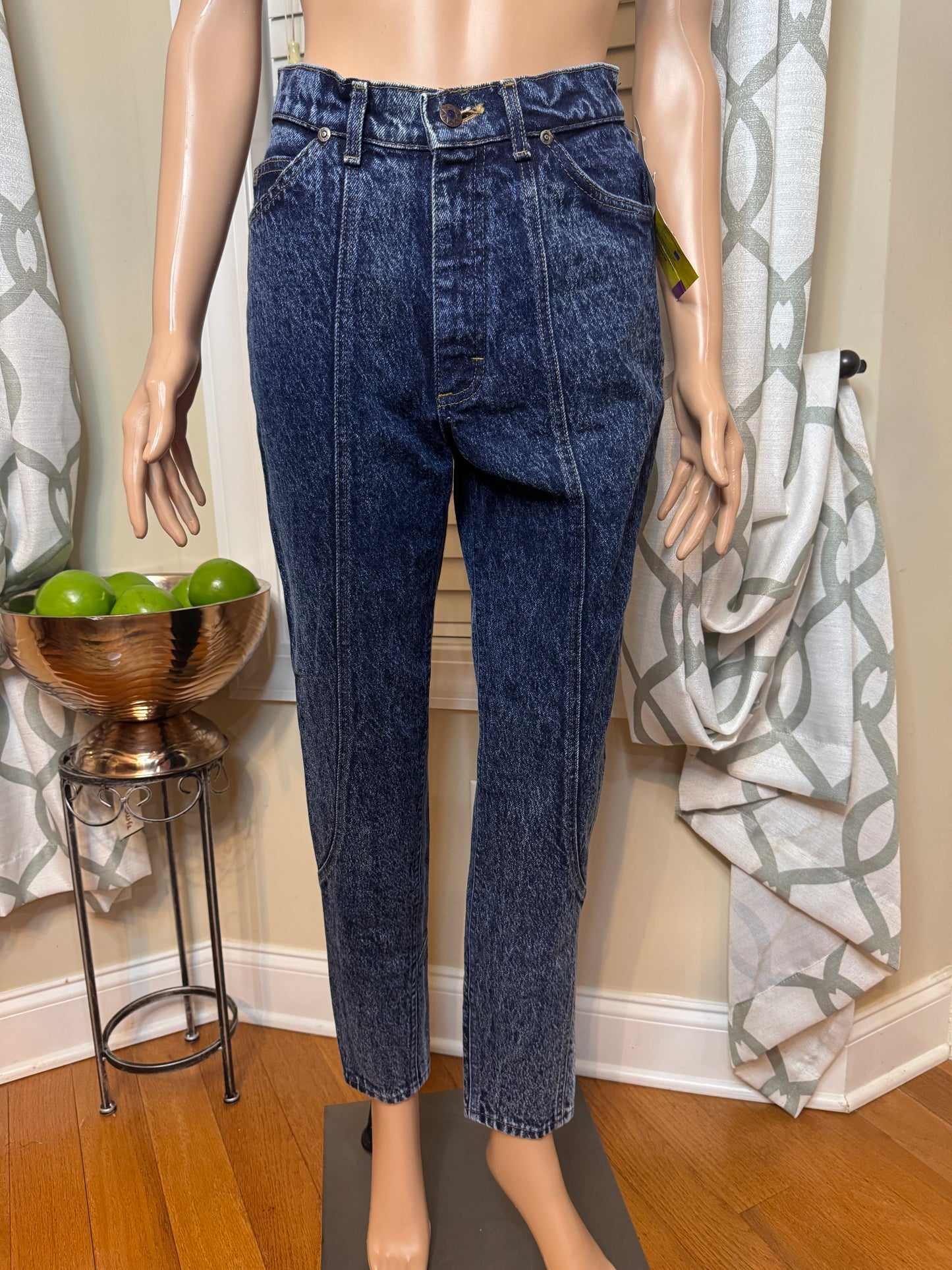 Vintage Lee Glacier Wash Rider Jeans with Zip Ankles NWT
