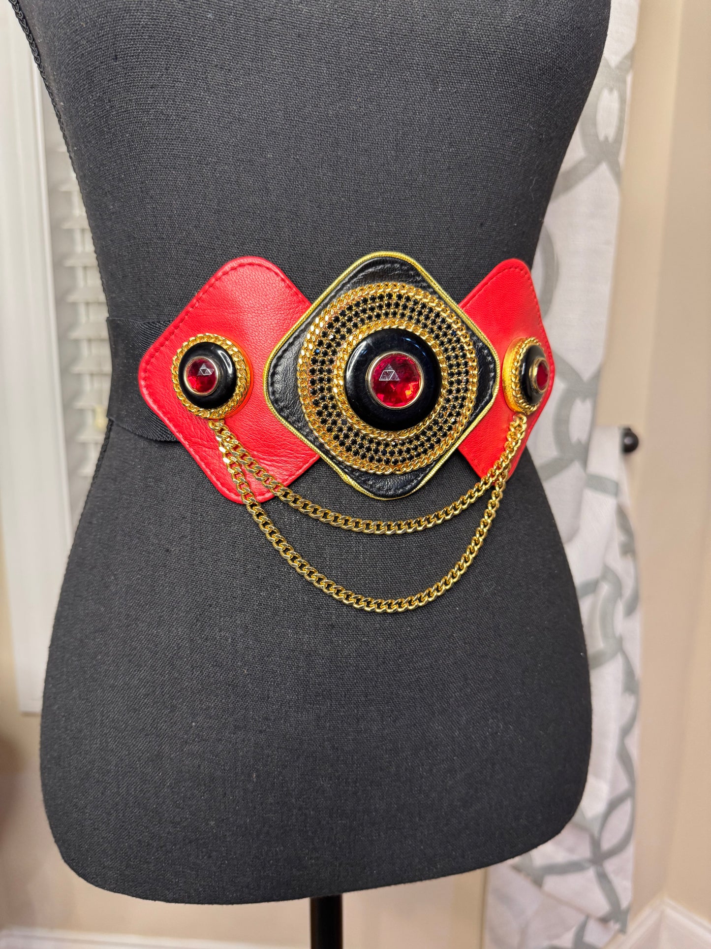 Salena's Collection Bejeweled and Rhine Stoned Plus Size Belt