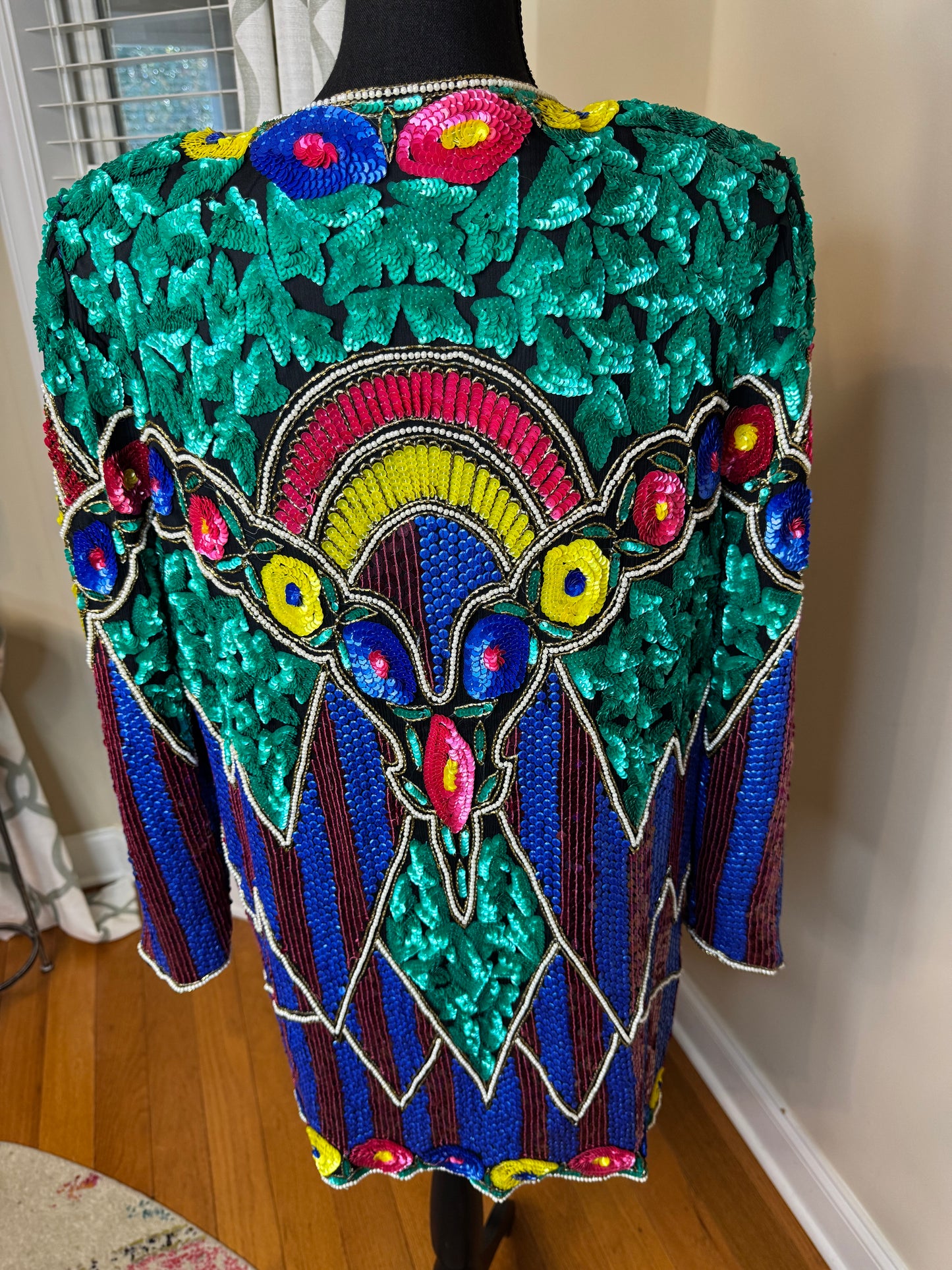 Vintage Channa Sequin Duster/Jacket