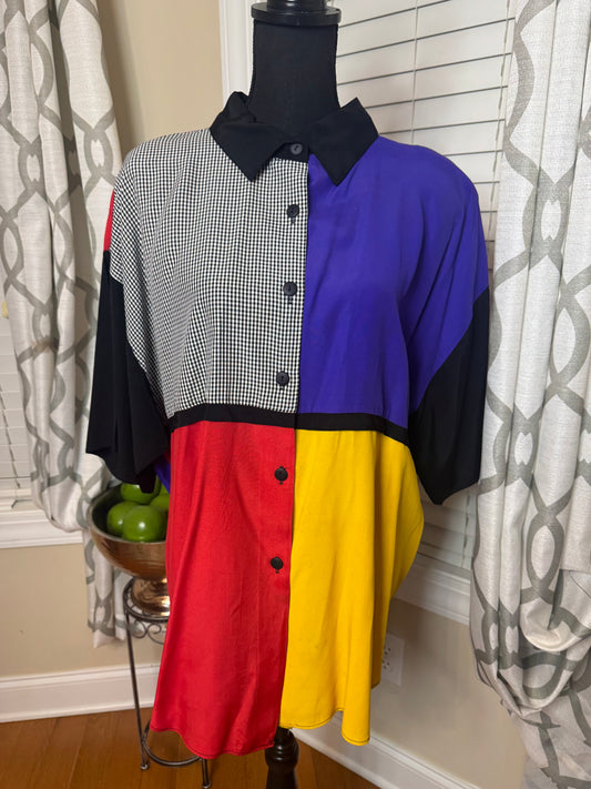 Vintage FORELLI Colorblock Shirt