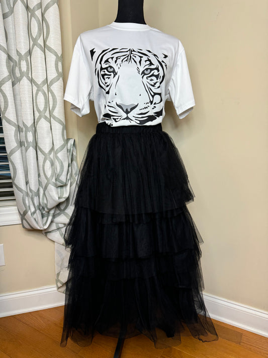 Graphic Tee w/ Tulle Skirt (NWT) by CHICWISH