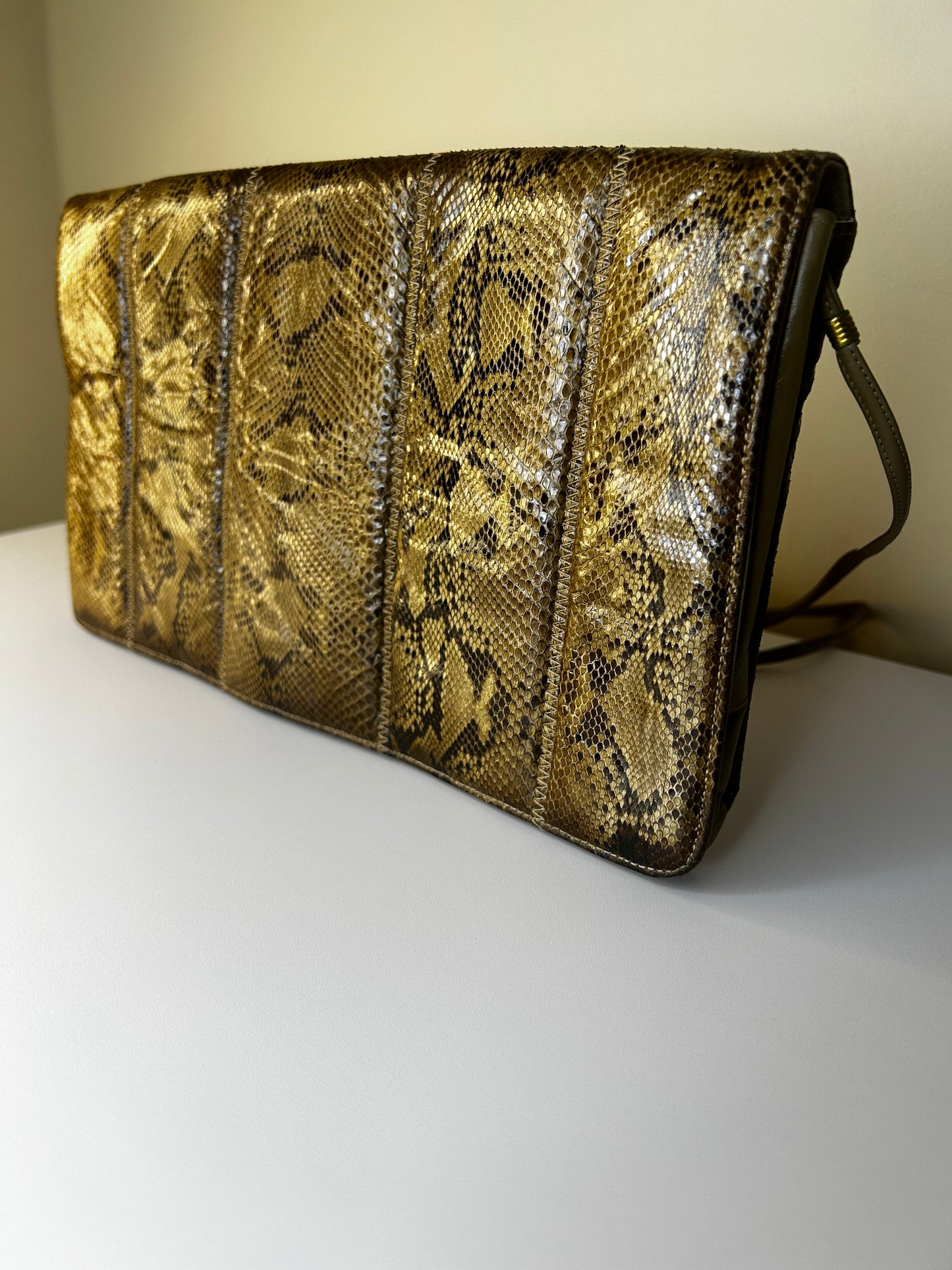Vintage Bags by Supreme Snakeskin Clutch