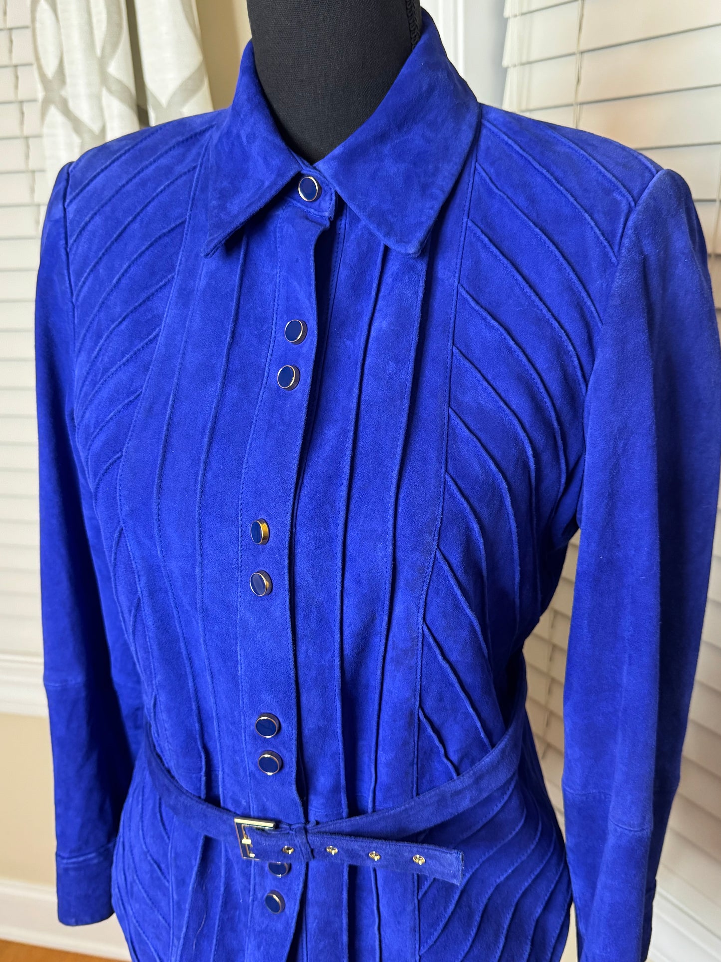 Worthington Genuine Leather Jacket with Belt