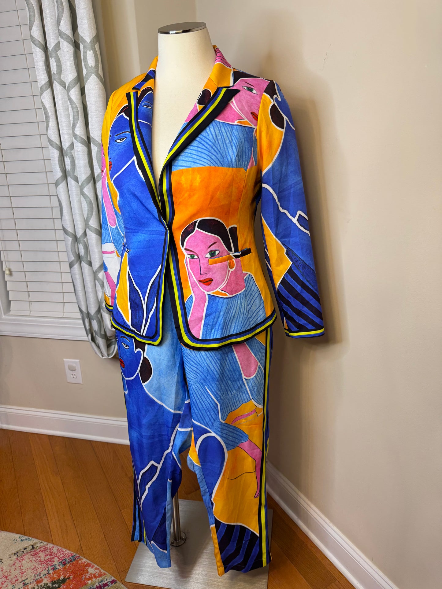 The Frida Print Blazer Set by L’ATISTE