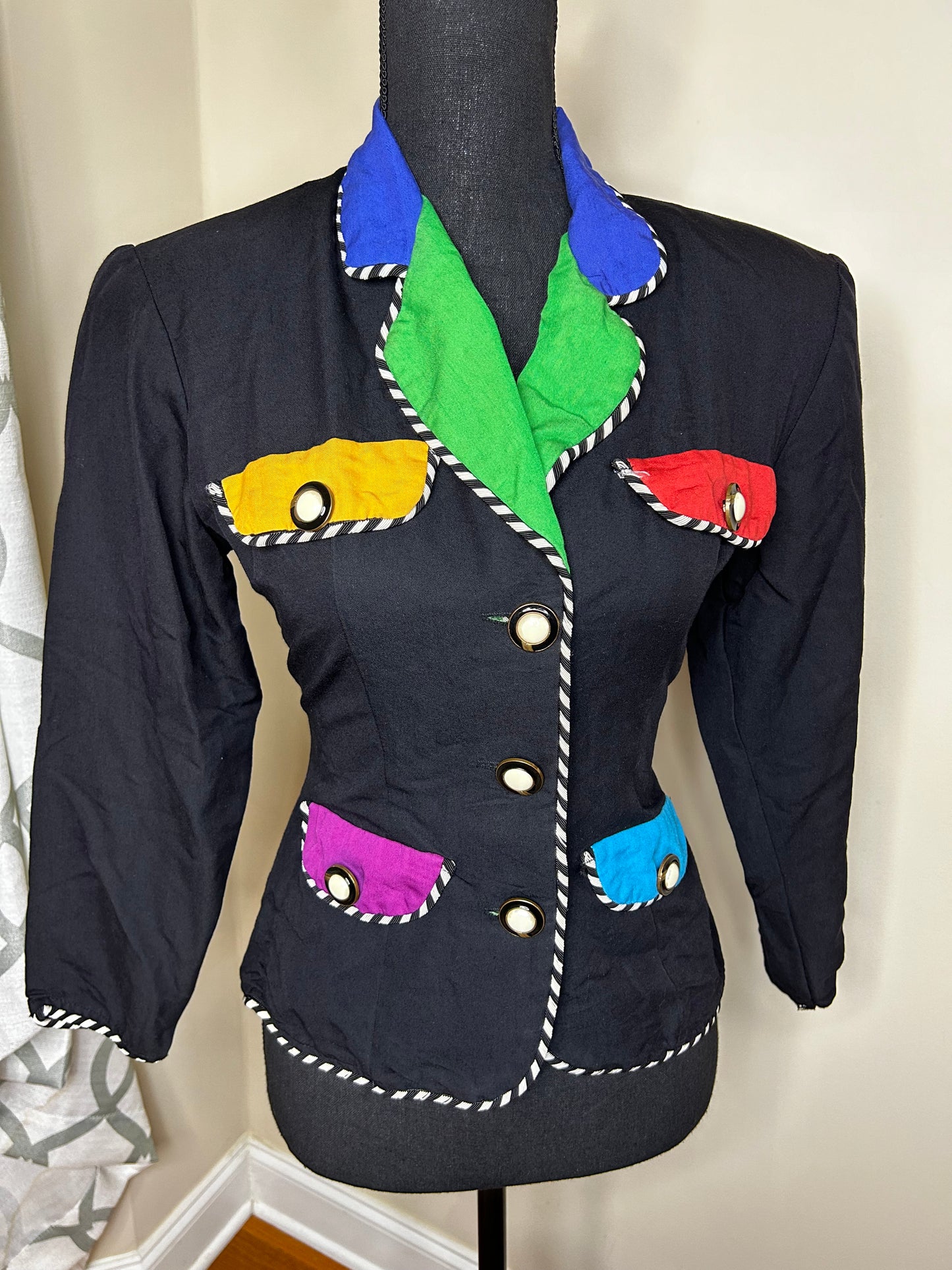 Judy Knapp of California Colorblock Blazer