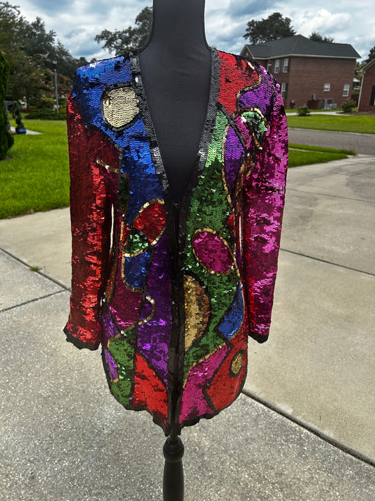 Vintage Jennifer Sequin Jacket