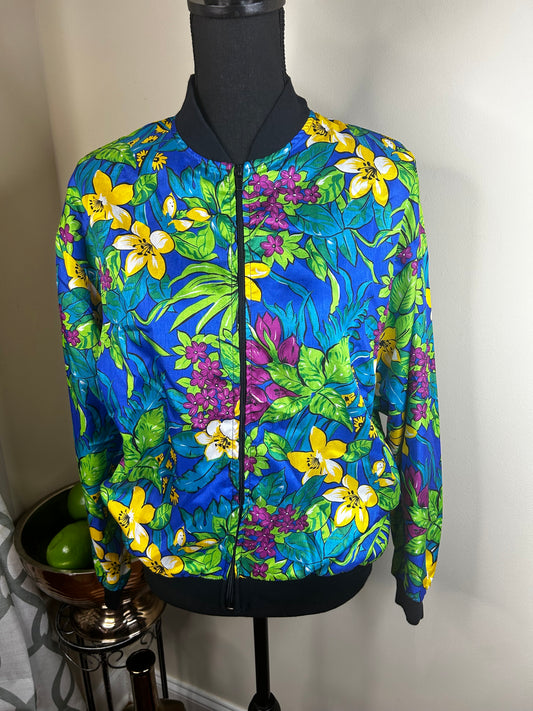 Impressions Floral Bomber