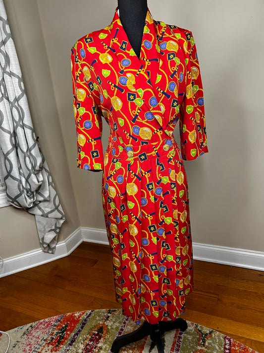 Vintage MS Chaus Nautical Dress