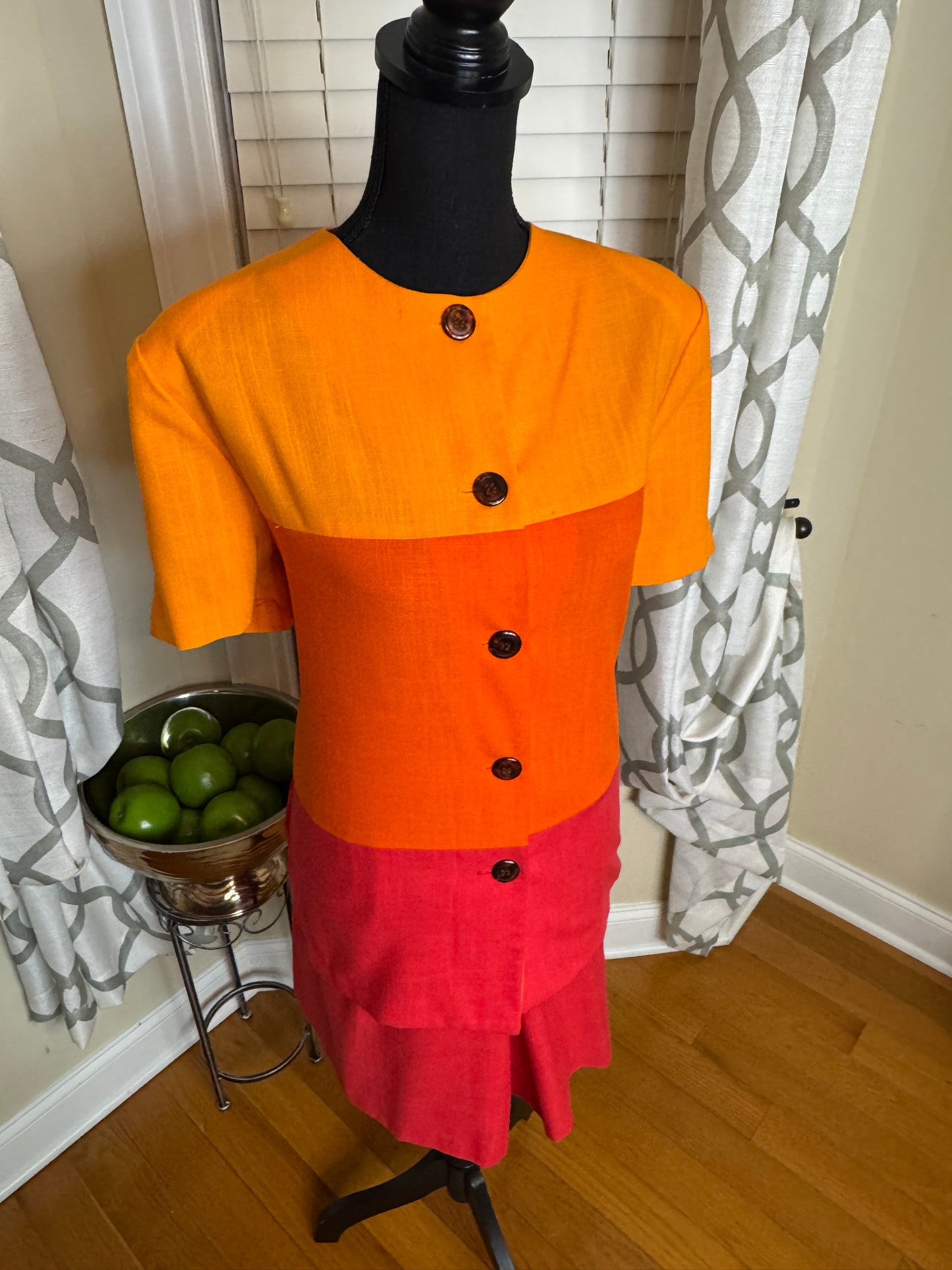 Vintage Tri-Color Short Set
