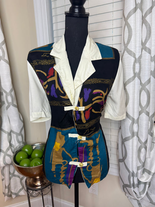 Penny Lane Abstract Print Shirt