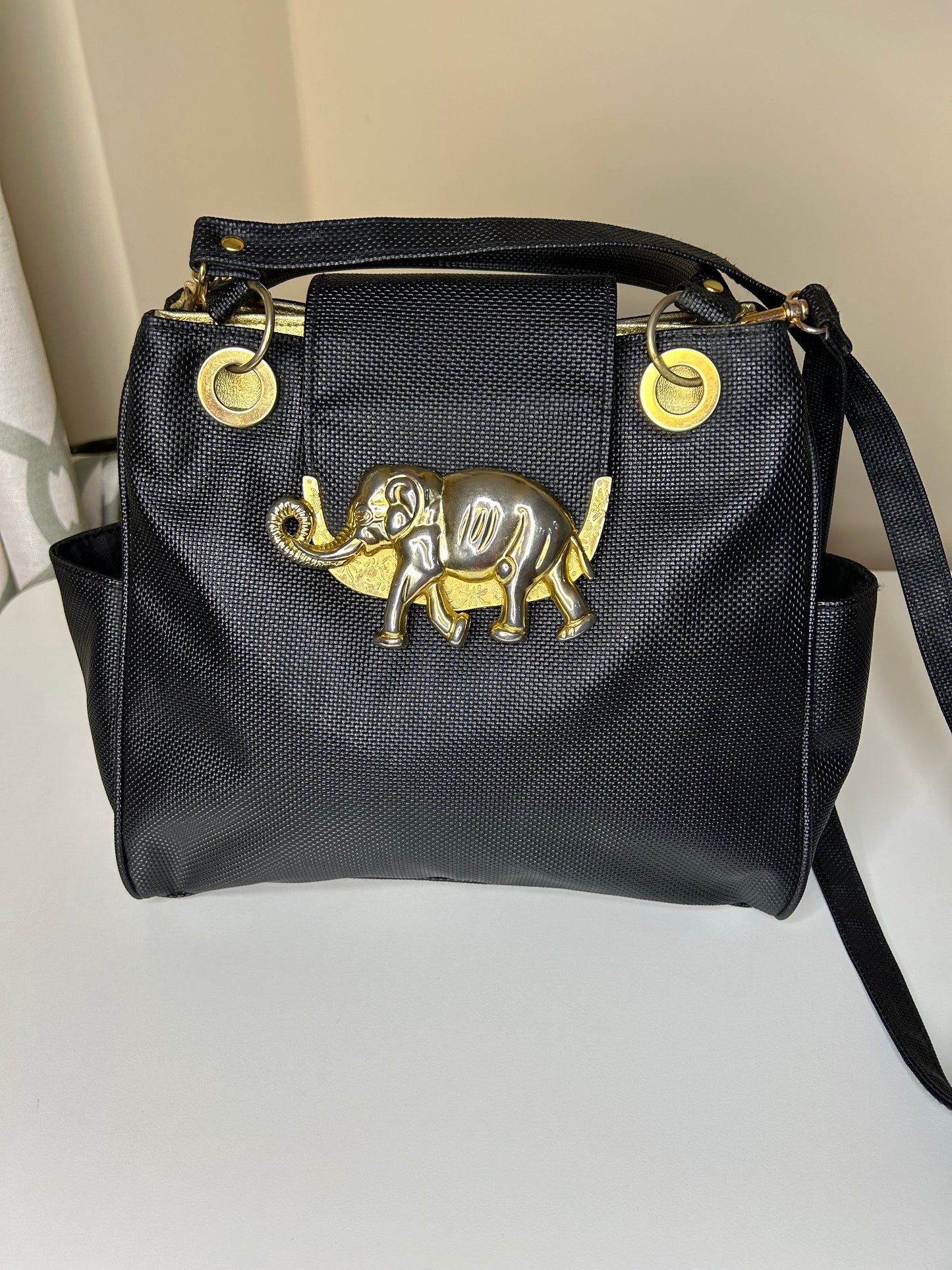 Tango Elephant Embossed Handbag