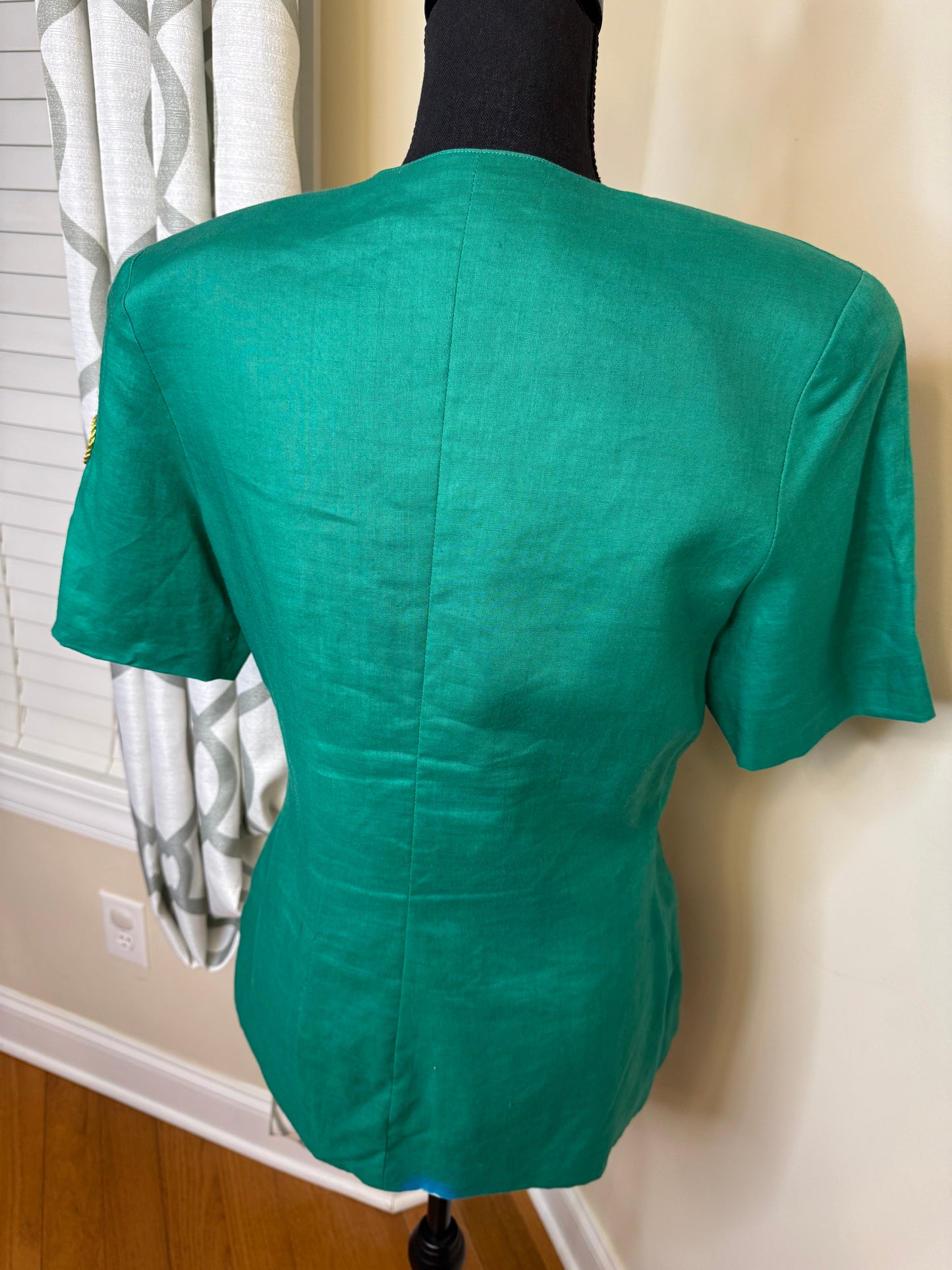 JB Collections Beaded and Embroidered Vtg Blazer