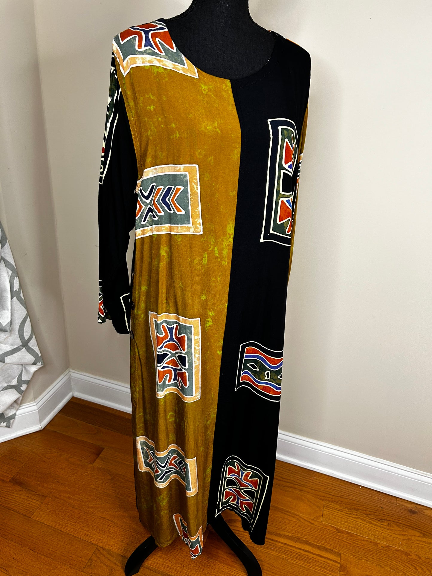 Anthony Mark Hawkins Abstract Print Dress