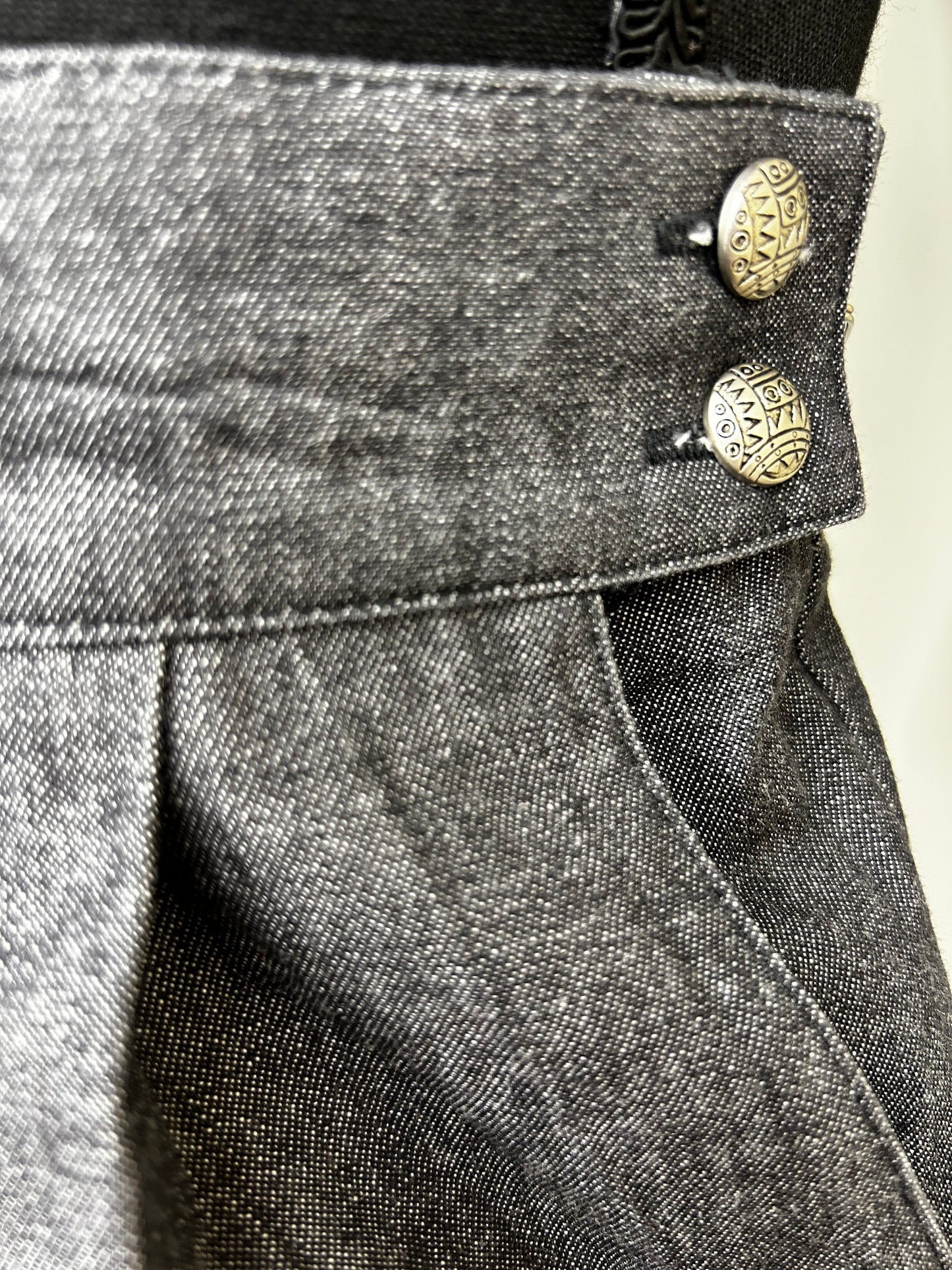 City Girl Denim Embroidered Shorts