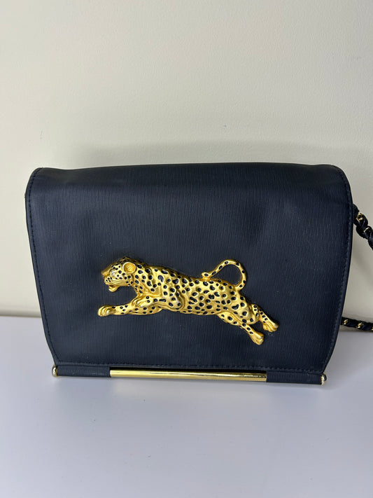 NIMA 80s Faux Leather Cheetah Purse