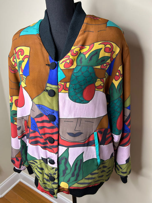 Silkscapes Vintage Bomber