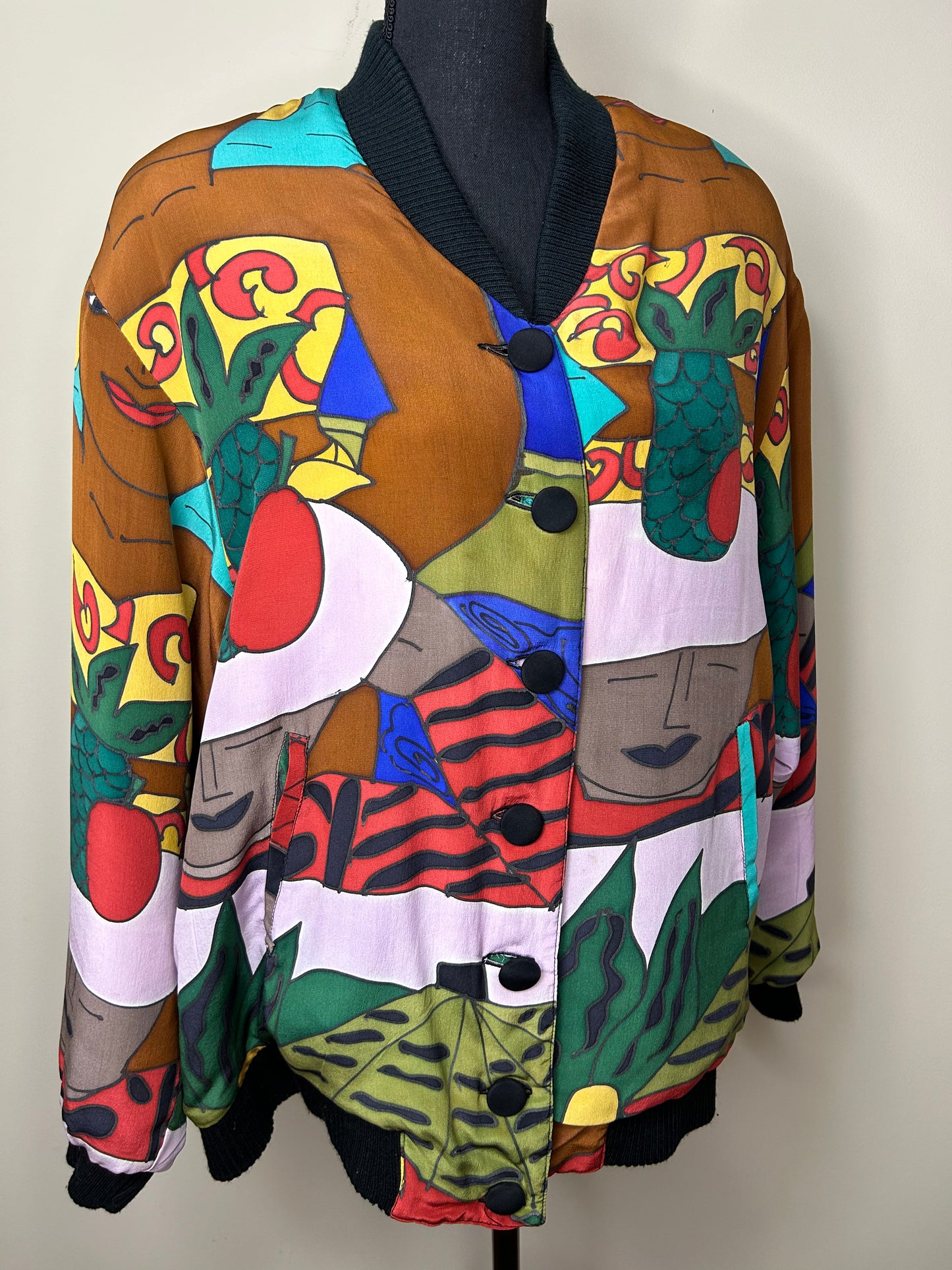 Silkscapes Vintage Bomber
