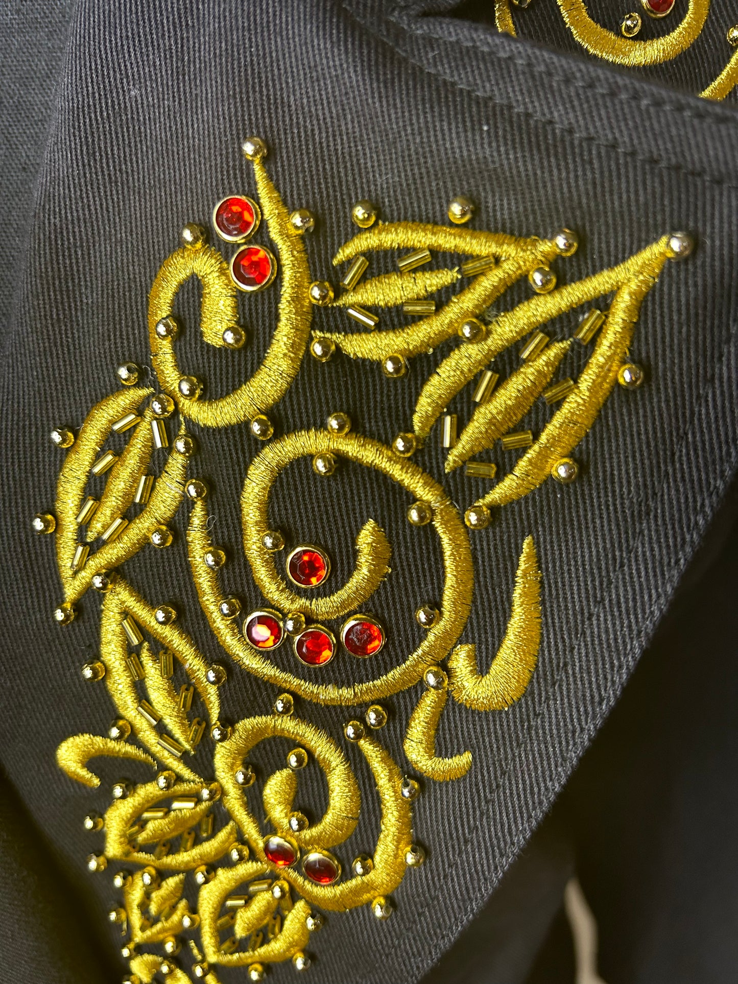 JenJen by Darian Embroidered and Bejeweled Vintage Blazer NWT