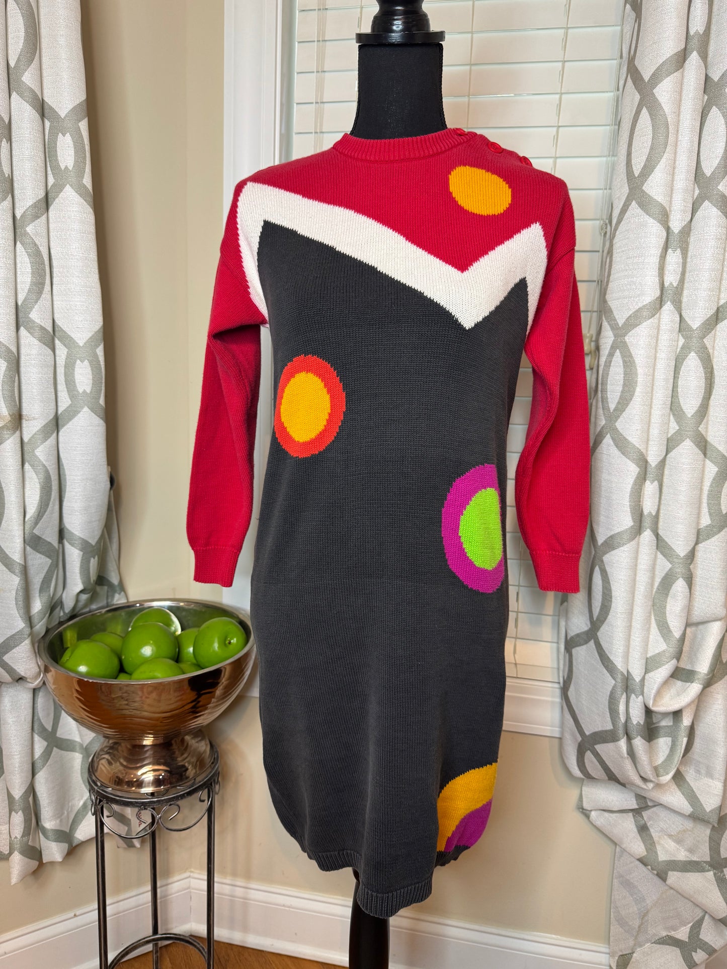 Liz Claiborne Vintage Abstract Print Dress ￼