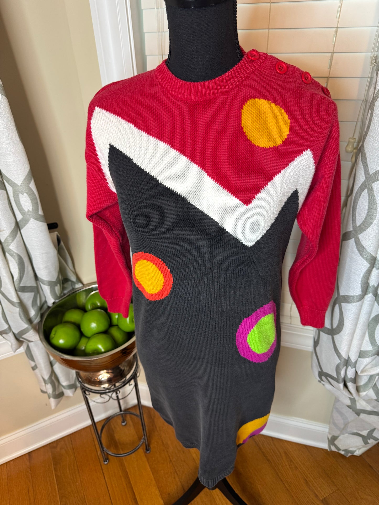 Liz Claiborne Vintage Abstract Print Dress ￼