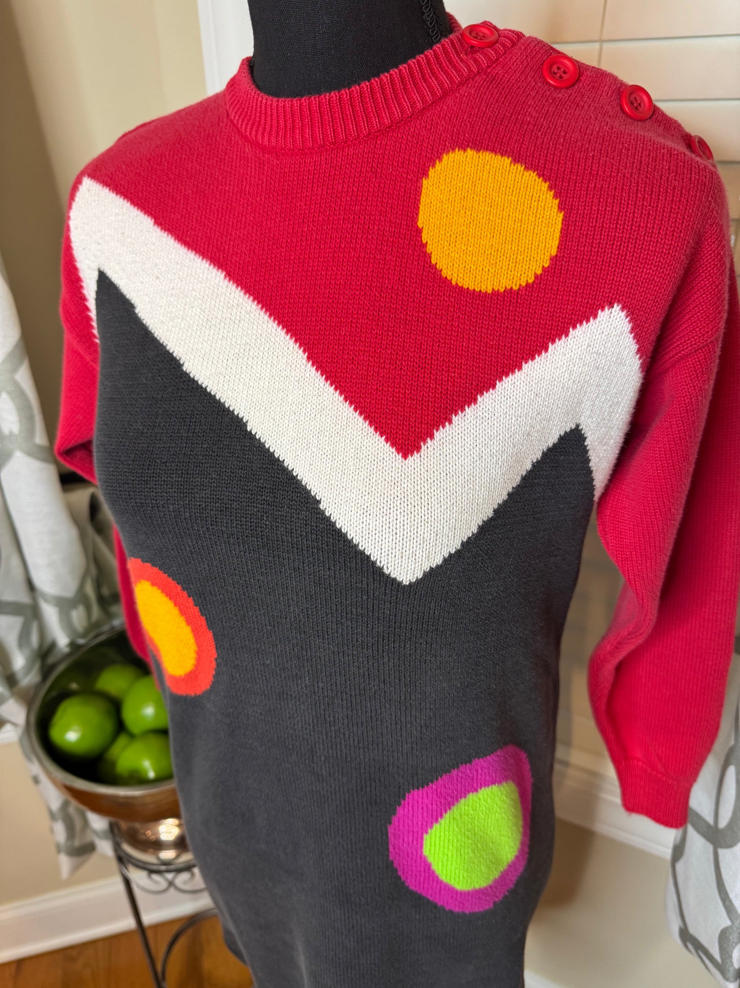 Liz Claiborne Vintage Abstract Print Dress ￼