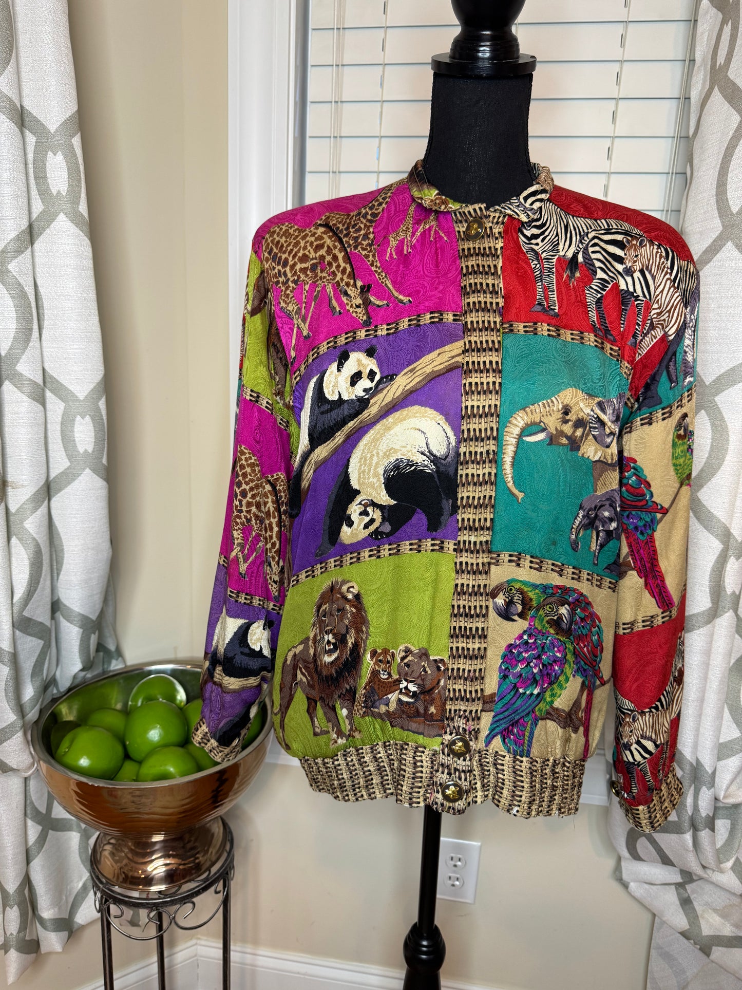 Animal Kingdom Vintage Bomber ￼