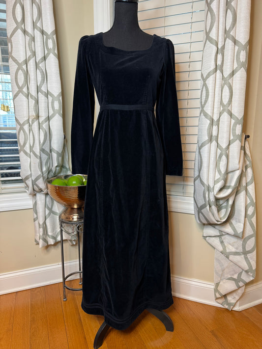 Laura Ashley Velour Dress