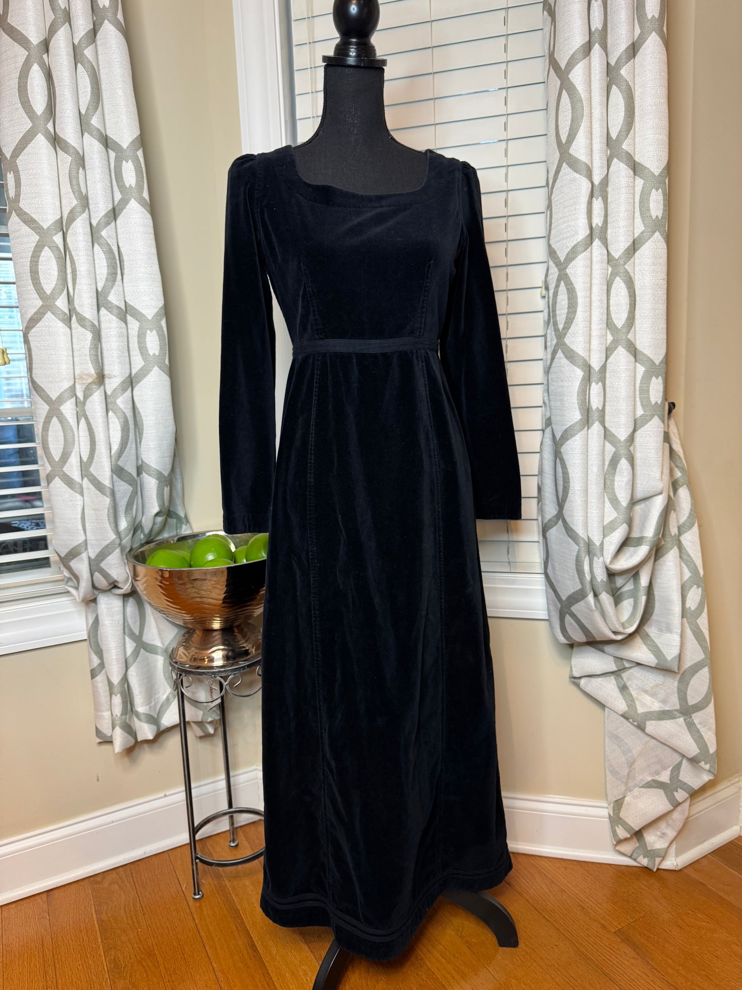 Laura Ashley Velour Dress
