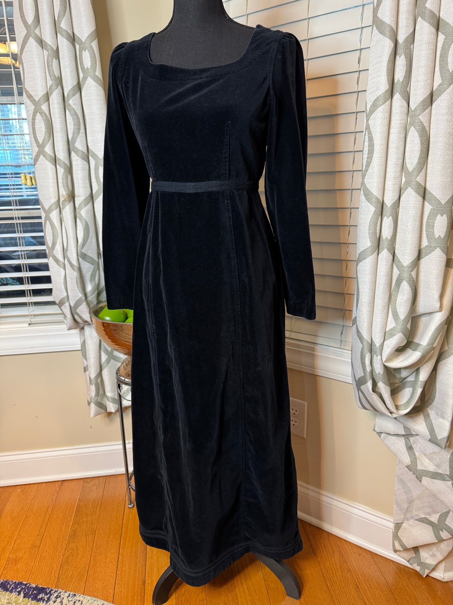 Laura Ashley Velour Dress