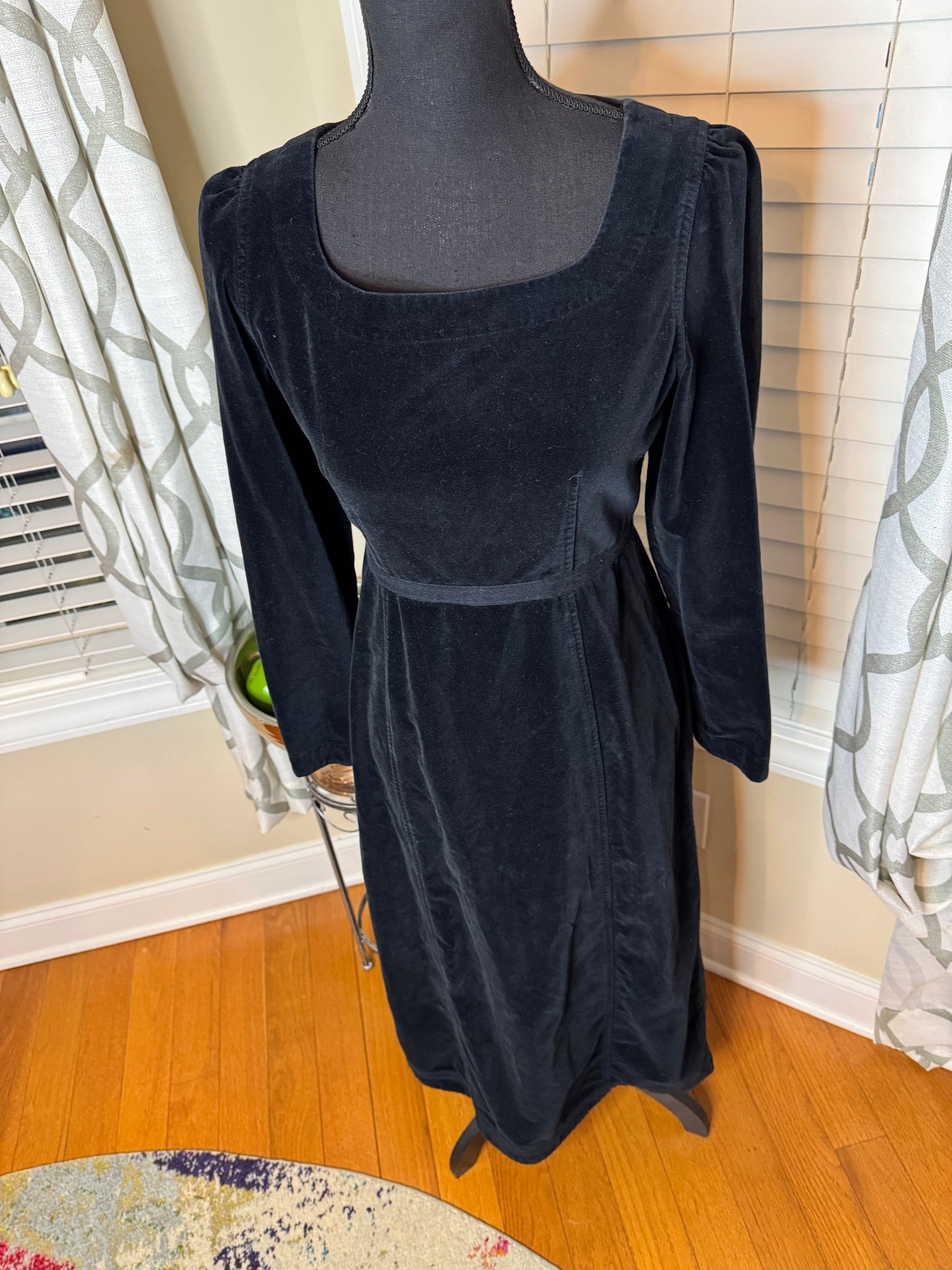 Laura Ashley Velour Dress
