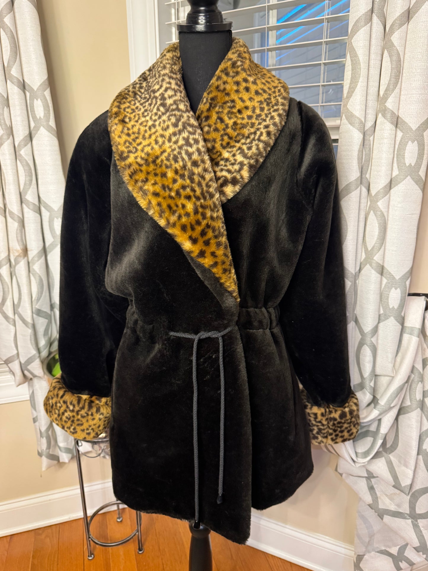 Monterey Fashions Vintage Faux Fur Coat
