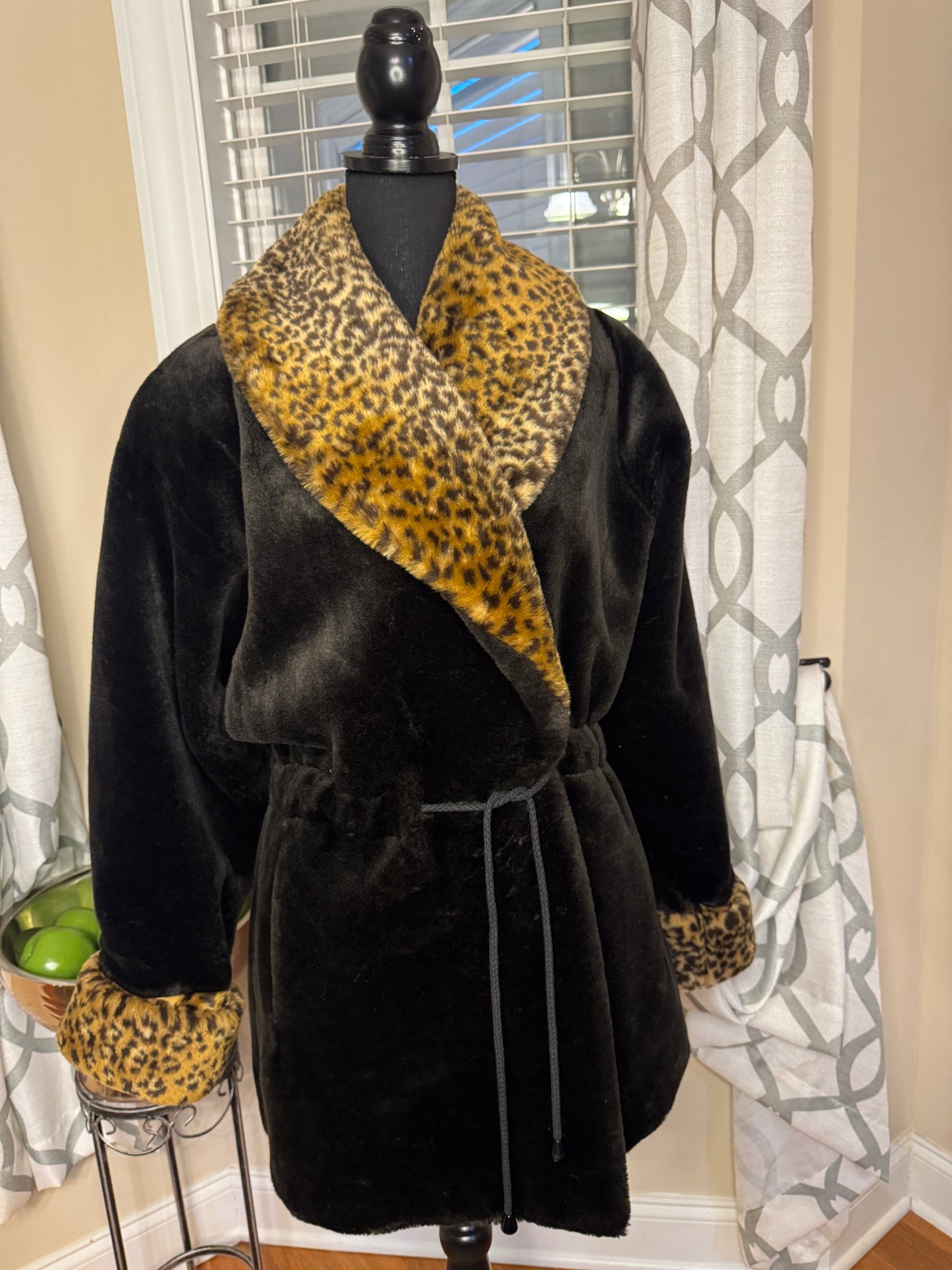 Monterey Fashions Vintage Faux Fur Coat