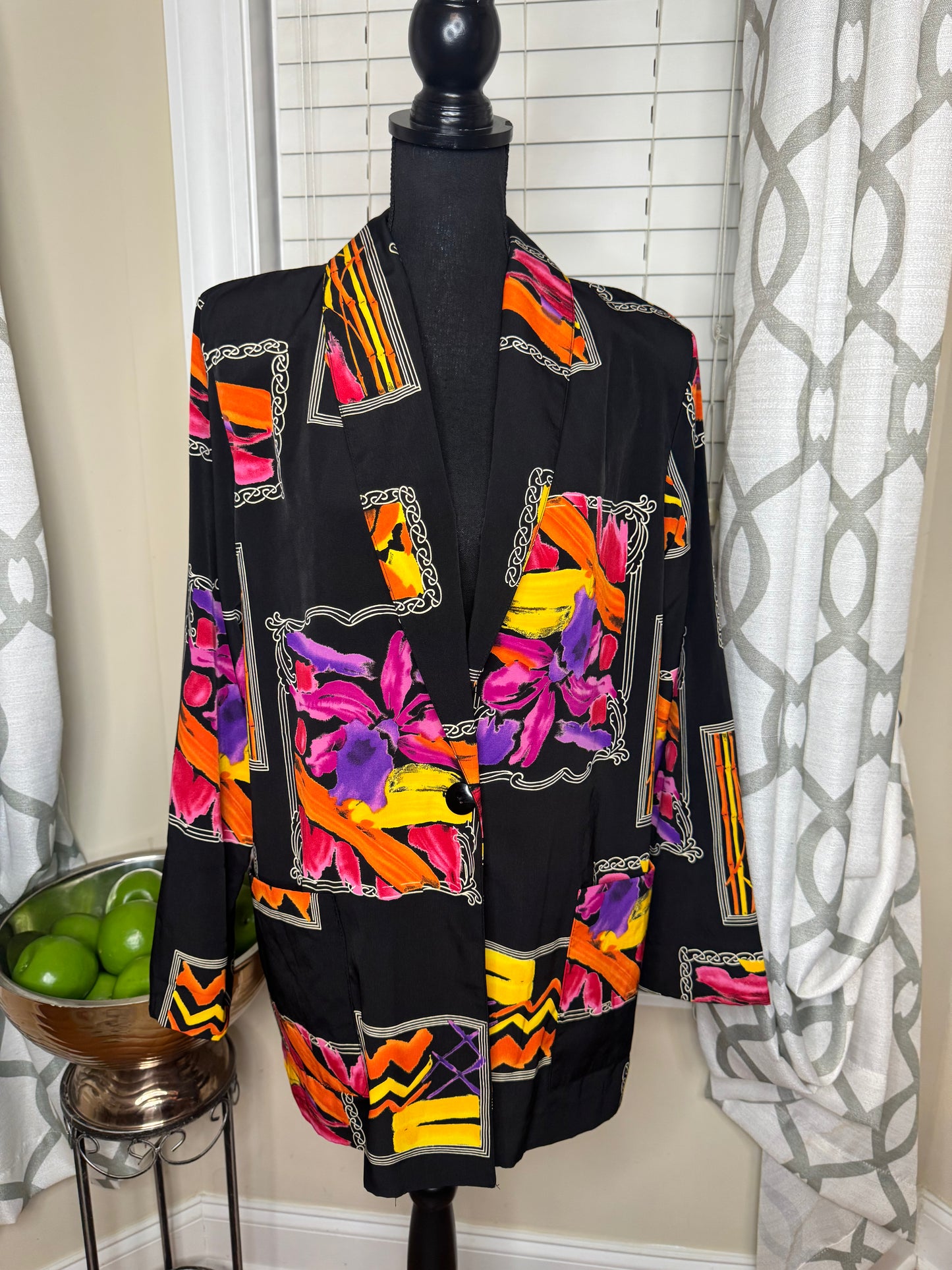 Brownstone Studio Abstract Print Blazer