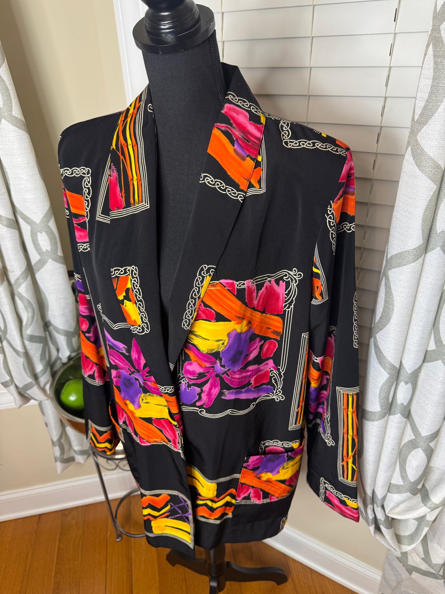 Brownstone Studio Abstract Print Blazer