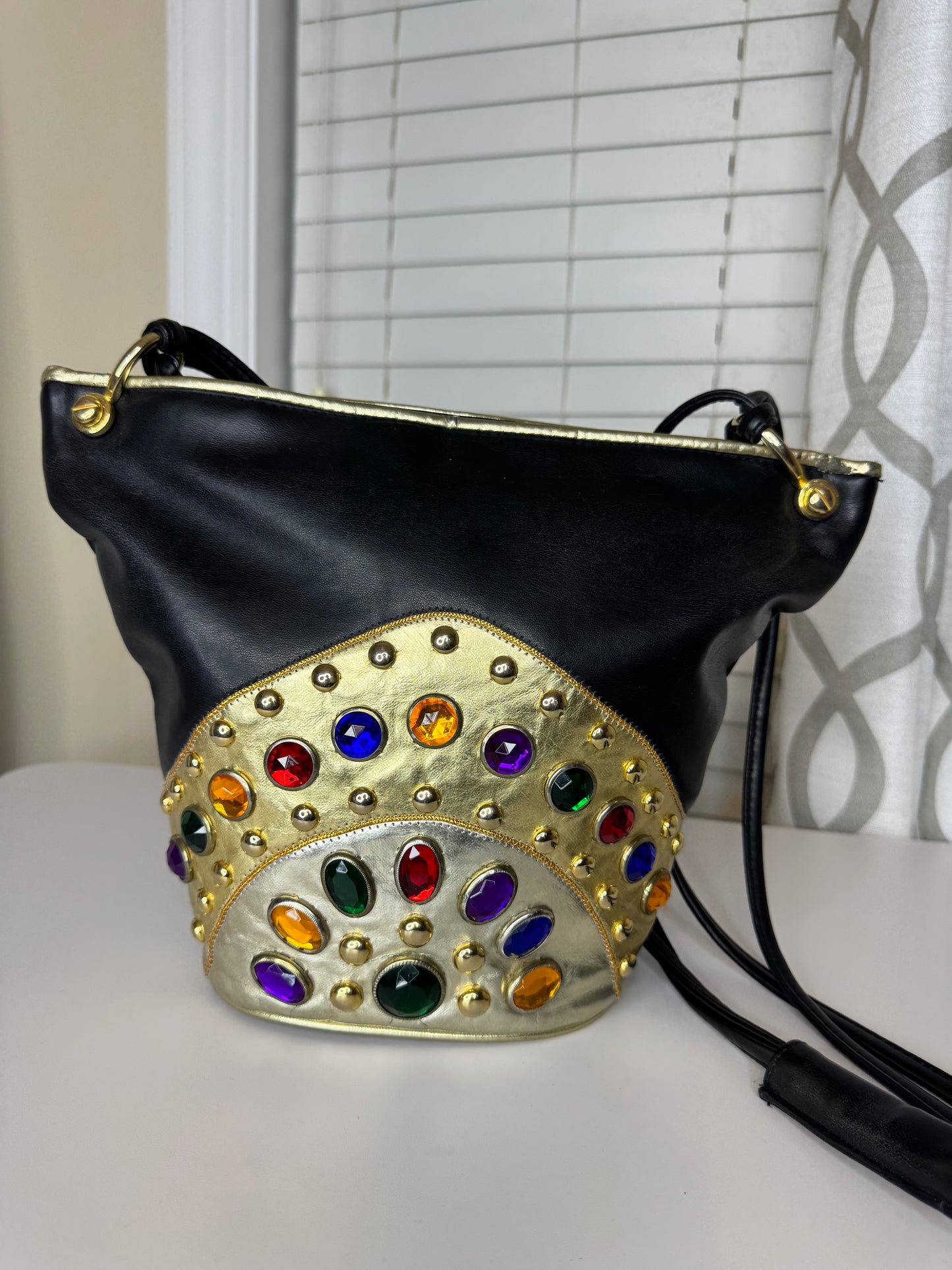 80s Bejeweled Handbag (Flawed)