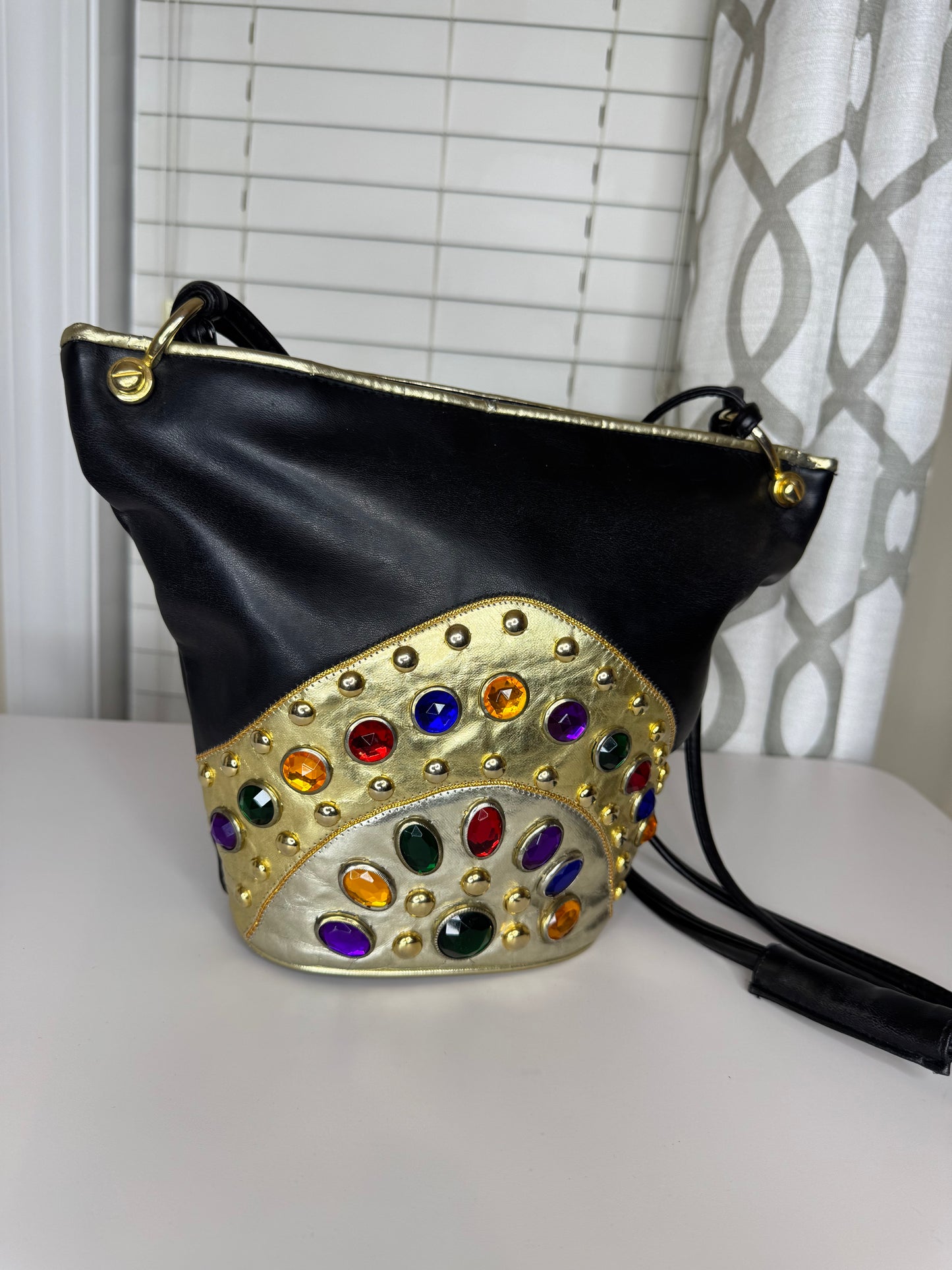 80s Bejeweled Handbag (Flawed)