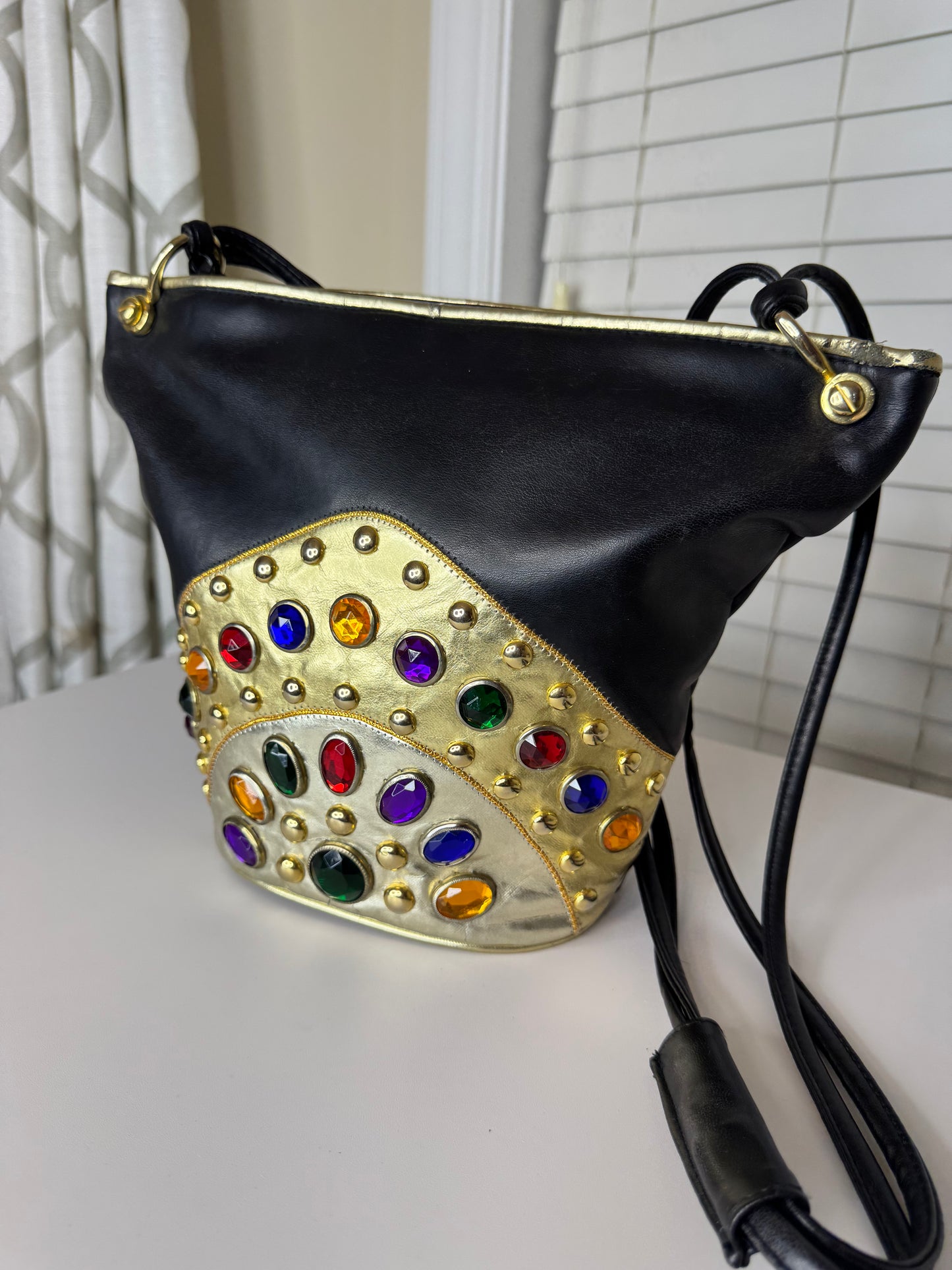 80s Bejeweled Handbag (Flawed)