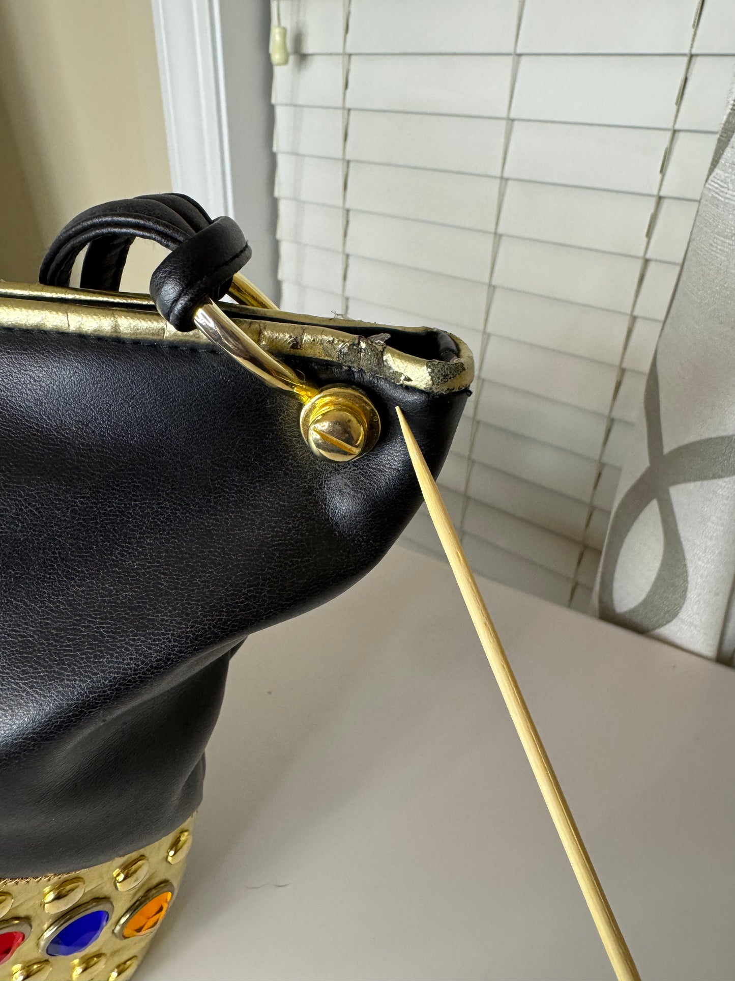 80s Bejeweled Handbag (Flawed)