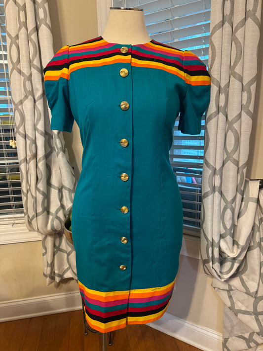 Adrian Jordan Vintage Dress NWOT