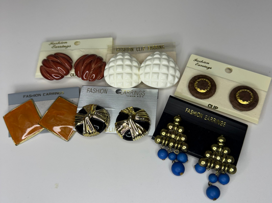 Vintage Clip Earring Bundle