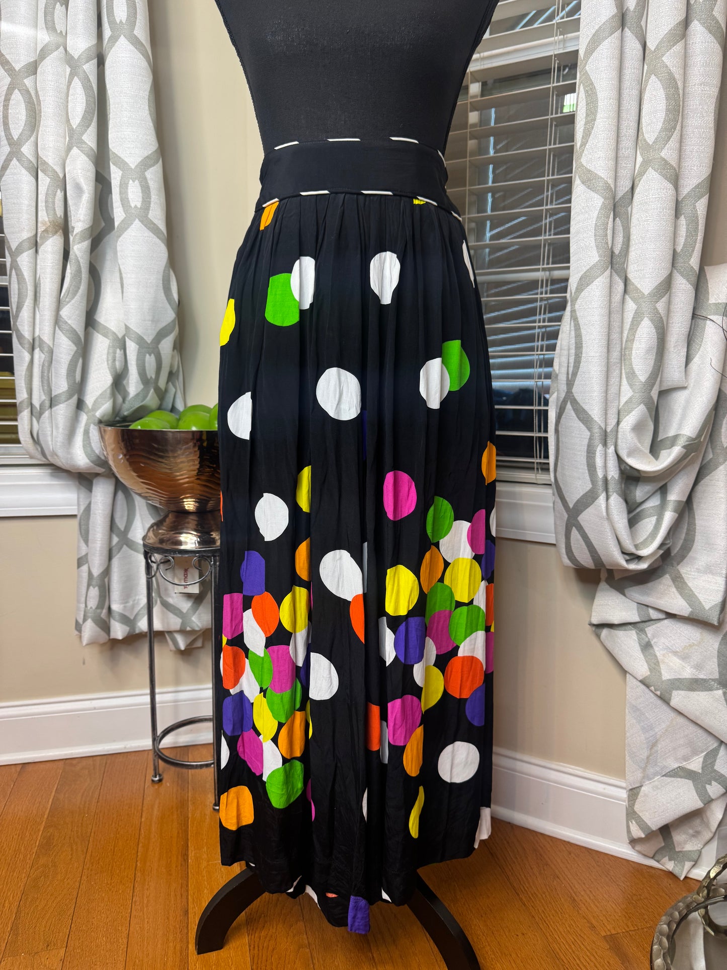 Platinum by Dorothy Schoelen Polka Dot Gauchos with Pockets