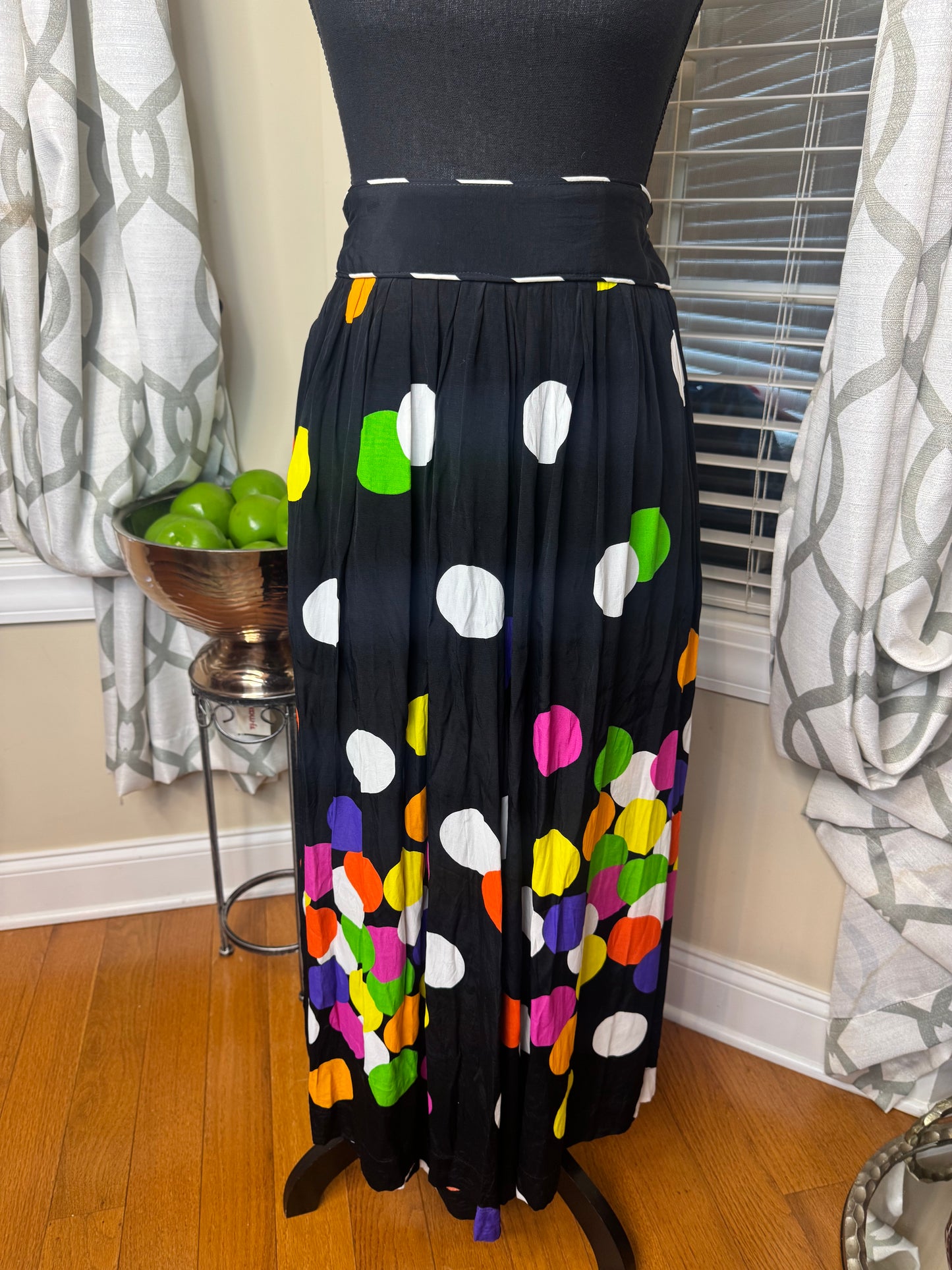 Platinum by Dorothy Schoelen Polka Dot Gauchos with Pockets