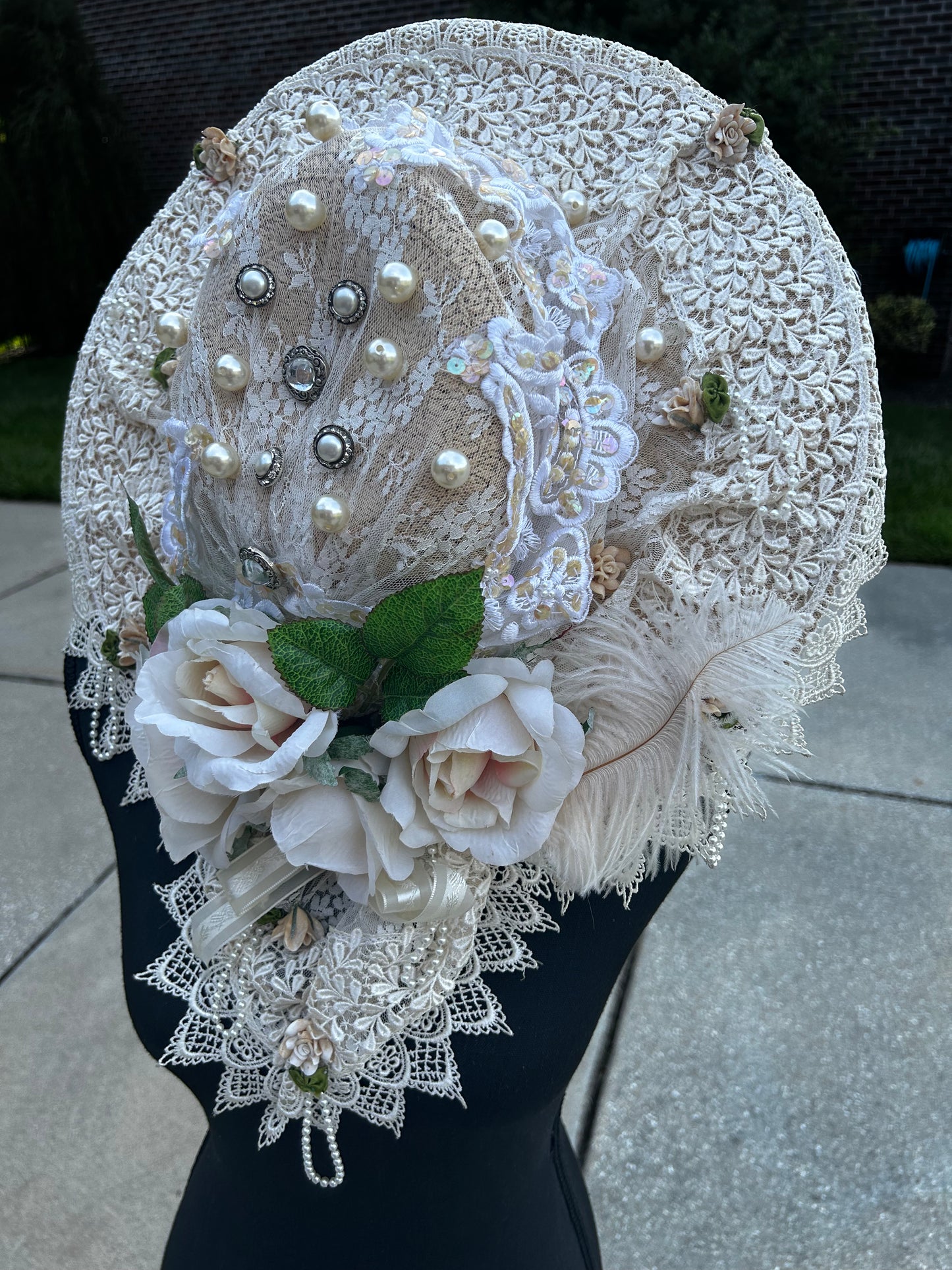 Victorian Style Bridal Hat