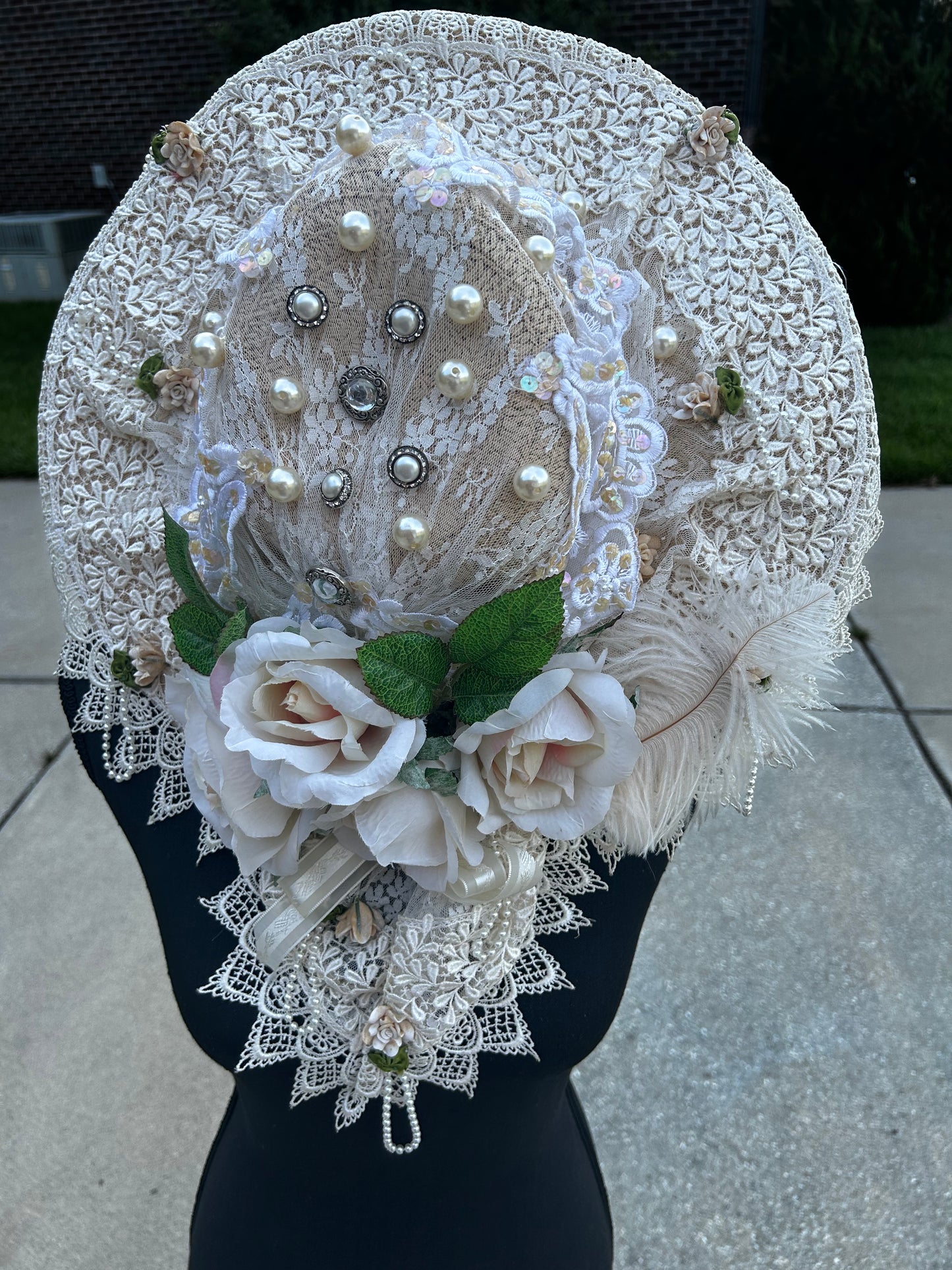 Victorian Style Bridal Hat