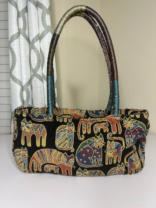 Laurel Burch Tapestry Handbag
