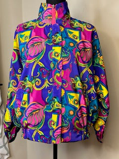 Reversible Multicolor Vintage Bomber